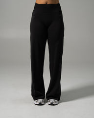 Aura Wide Leg Pant - Black