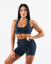 Amplify Contour Bra - Trusted Blue