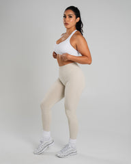 Amplify Mid Rise Legging - Wheat