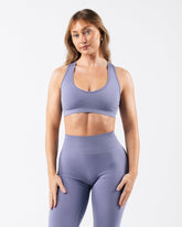 Amplify Contour Bra - Steel