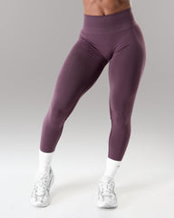 Amplify Mid Rise Legging - Black Garnet
