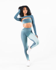 Aura Shrug LS - Glacial Lake