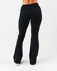 Aura Foldover Flare - Black
