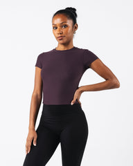 Basics Tee - Black Garnet