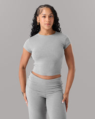 Cloud Tee - Heather Grey