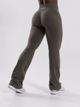 Pump Mid Rise Flared Pant - Khaki