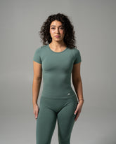 Glass Tee - Juniper Green