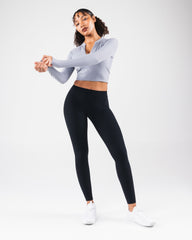 KDM LS Zip Bra - Mist