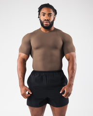 Power Short Sleeve - Carob