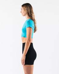 OT Crop Tee - Neptune