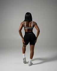 Pump Mid Rise Biker Short - Black