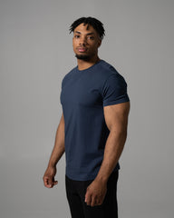 Precision Tee - Muted Blue