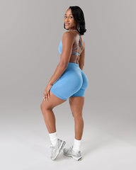 Revive High Rise Short - Coastal Blue