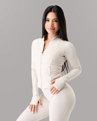 Aura Sculpt Jacket - Wheat