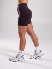 Pump High Rise Short - Black Garnet