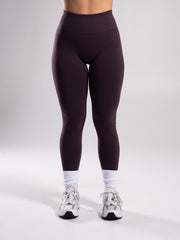 Pump High Rise Legging - Black Garnet