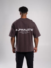 Stone Wash Alpha Tee - Walnut