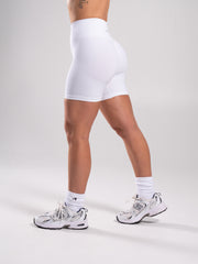 Pump High Rise Short - White