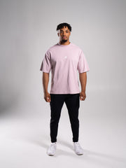 Stone Wash Alpha Tee - Rosewood