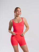 Softcurve Scoop Neck Tank - Neon Red