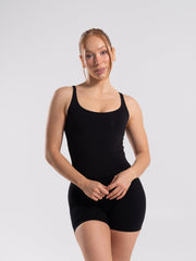 Softcurve Scoop Neck Tank - Black