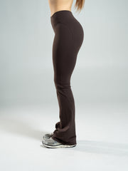 Aura Ultra-High Rise Flared Pant Long - Walnut