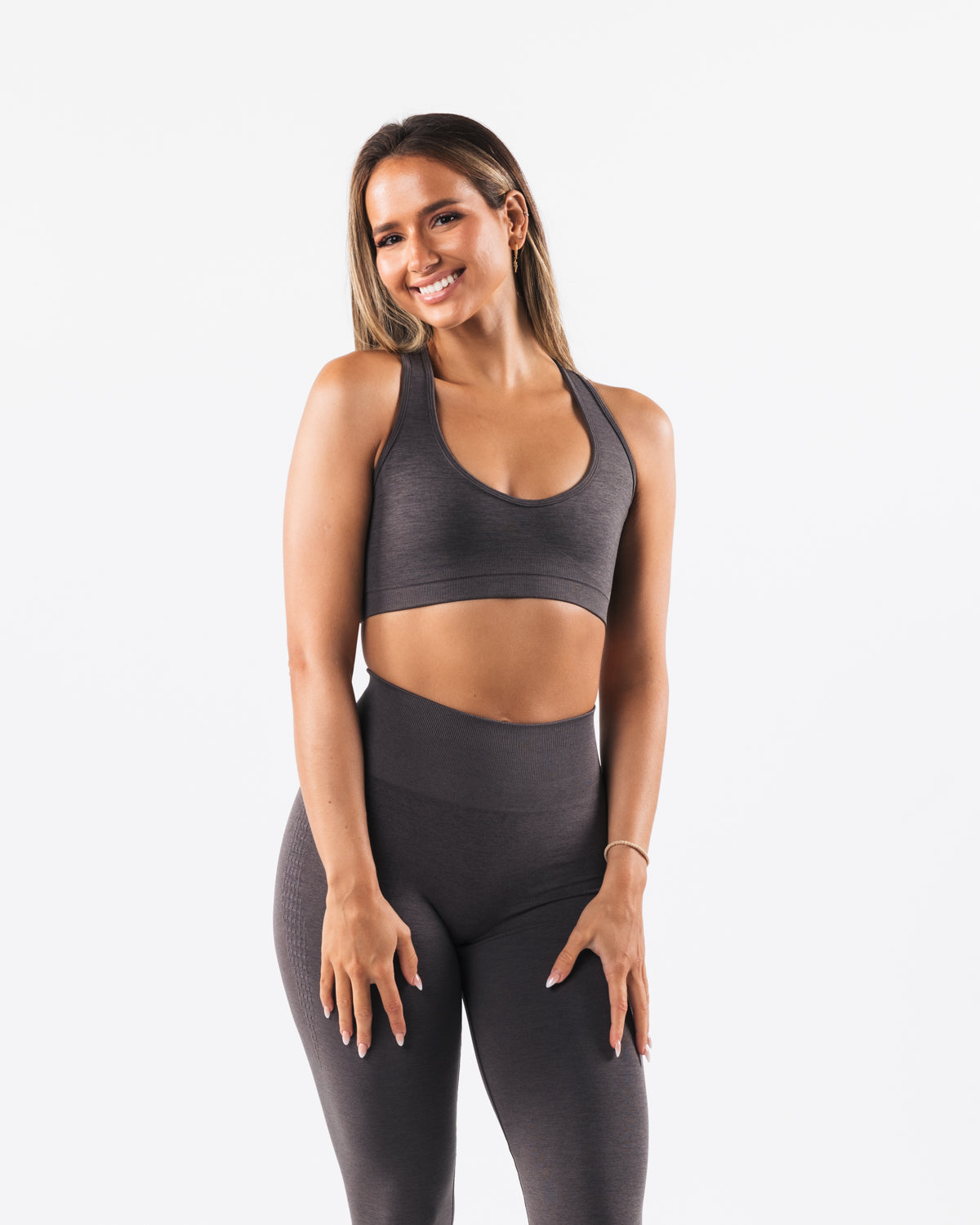 Amplify Contour Bra - Pewter