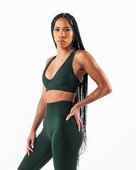 Amplify Deep V Bra - Central Park