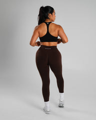Amplify Mid Rise Legging - Espresso