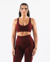 Amplify Excel Bra - New Burgundy