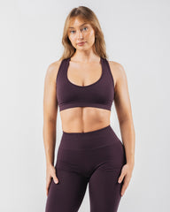 Amplify Contour Bra - Black Garnet