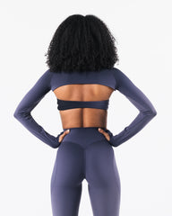 Aura Shrug LS - Aura Blizzard Print