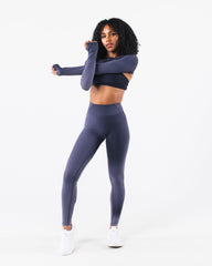 Aura Shrug LS - Aura Blizzard Print