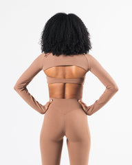 Aura Shrug LS - Oak