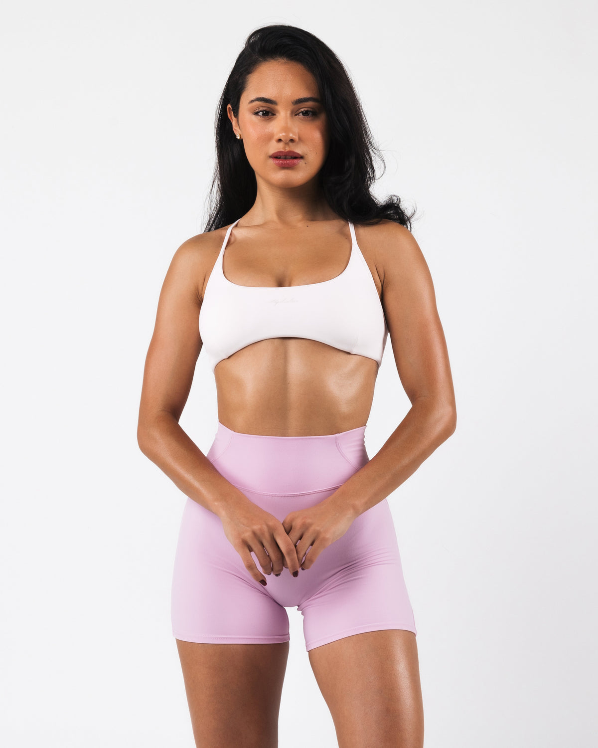Aura Strappy Bra - White