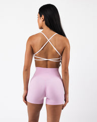 Aura Strappy Bra - White