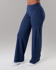 Aura Wide Leg Pant Long - Anchor