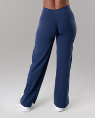 Aura Wide Leg Pant Long - Anchor