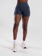 Pump High Rise Short - Dusty Navy