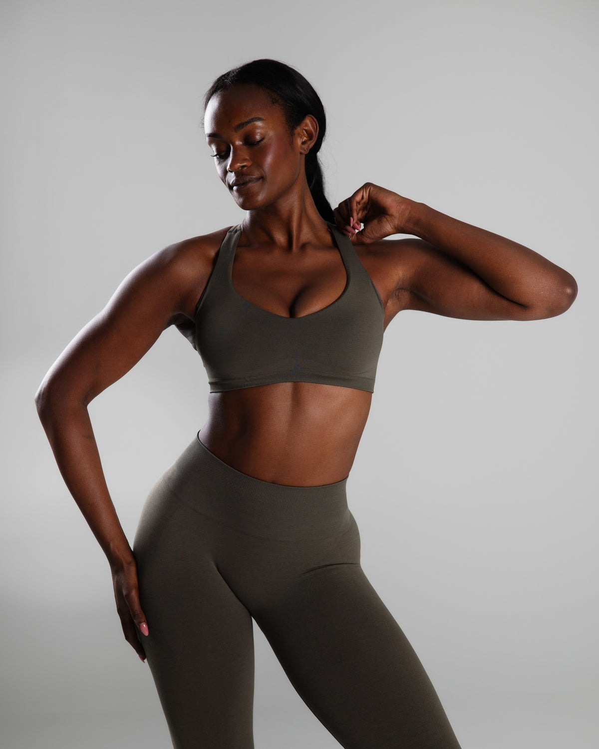 Elevate Bra - Khaki