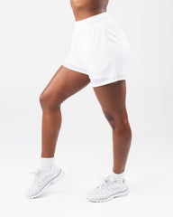 Essential Mesh Short - White