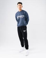 Establishment Split Crewneck - Marine