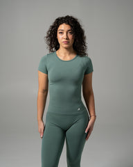 Glass Tee - Juniper Green