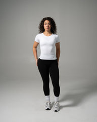 Glass Tee - White