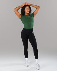 Icon Baby Tee - Court Green
