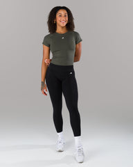 Icon Baby Tee - Pewter