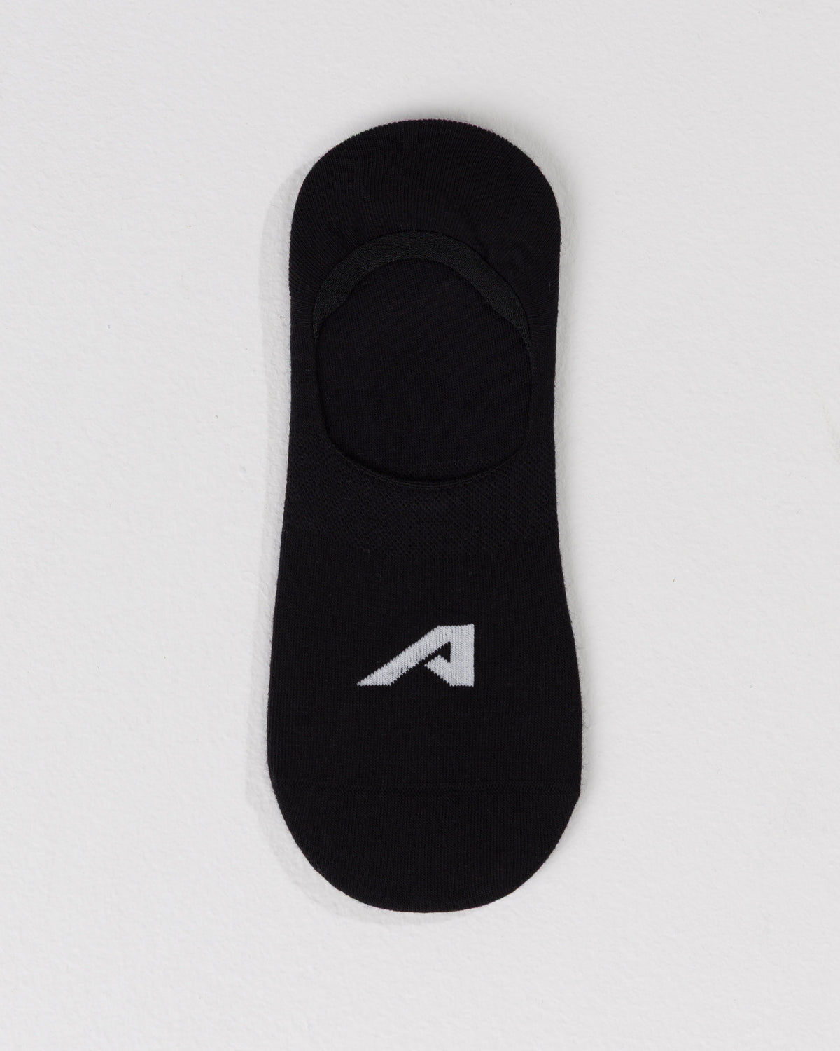 No Show "A" Sock 3pk - Black