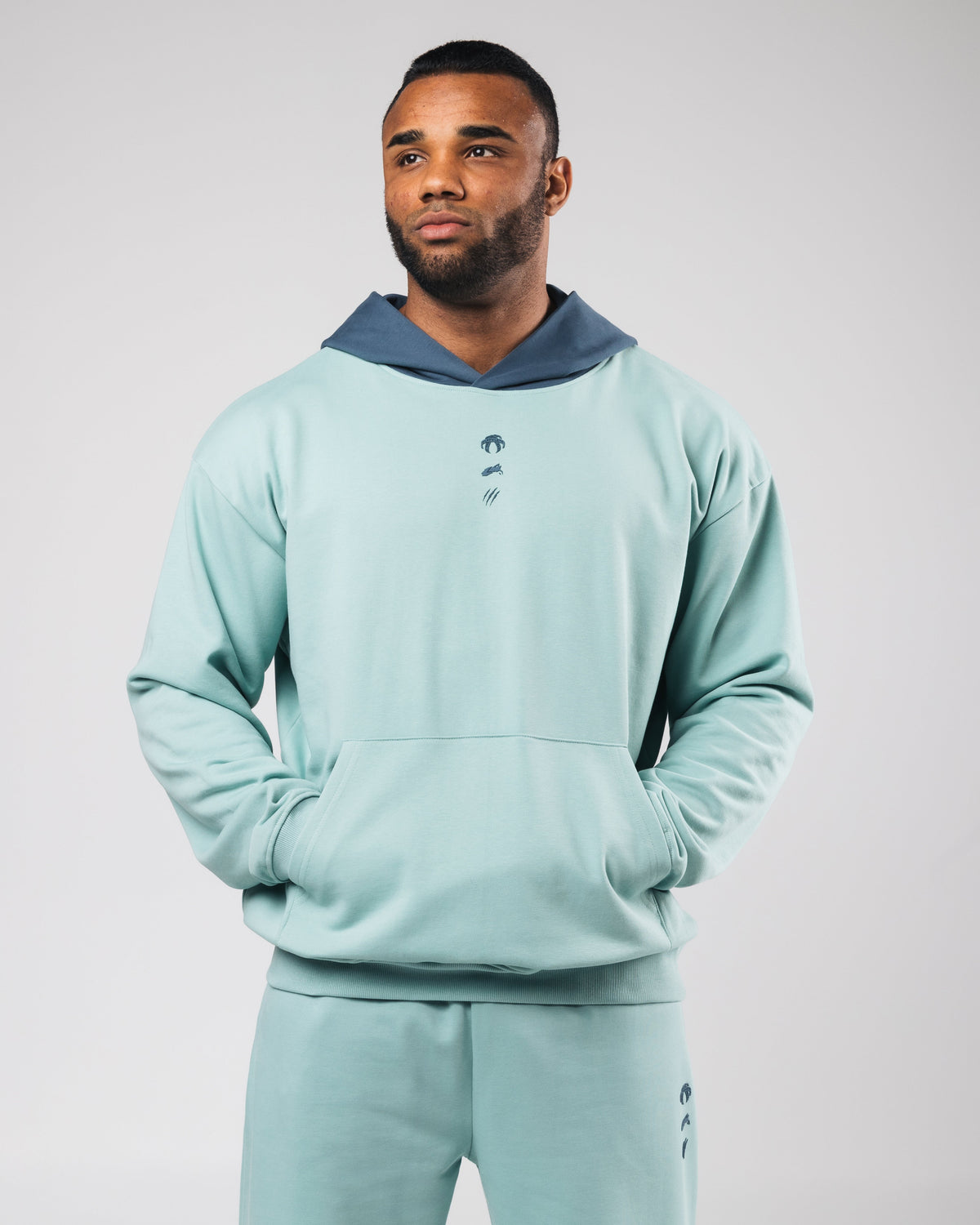 Three Pillar Heavyweight Hoodie - Moonlit