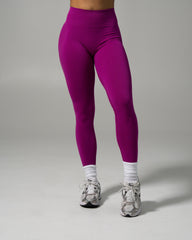 Pump High Rise Legging - Dark Fuchsia