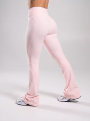 Aura Ultra-High Rise Flared Pant - Ballet Pink